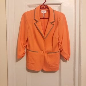 Laundry by Shelli Segal Orange Women Blazer Sz 6
